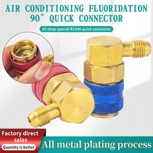 <span class=keywords><strong>Coupler</strong></span> cepat sisi tinggi/rendah AC R134A otomatis AC AC HVAC Manifold Gauge Adapter <span class=keywords><strong>Coupler</strong></span> pipa fitting R12 R134A cepat - Product Image 4