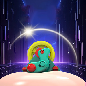 Nuevo Andador de cuerda floja eléctrico juego de pista de equilibrio Panda cerdo DIY juguete educativo rotación Spin Juguetes ciencia ingeniería Juguetes - Product Image 4