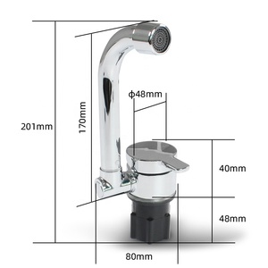 TYTXRV-<span class=keywords><strong>grifo</strong></span> de cocina de acero inoxidable 304, pulido de espejo, plegable, de agua fría y caliente, para caravana y <span class=keywords><strong>autocaravana</strong></span> - Product Image 6