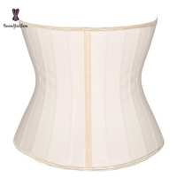 Fournisseurs chinois de corset Latexxx désossé en acier inoxydable reliure de poitrine Fajas Modeladoras Waist Trainer pour femmes avec marque privée
