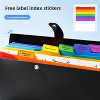 Carpeta Archivadora Vertical de PP de Color, Tamaño A4, con Suspensión Tipo Acordeón, Impresión Personalizada 2026, Organizador de Archivos para Documentos