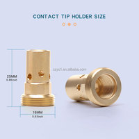 Kit de consommables et accessoires de remplacement pour torche de soudage MIG MAG Euro CO2 de haute qualité, col de cygne 510D