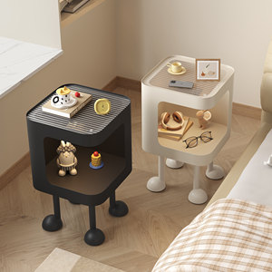 <span class=keywords><strong>Comodino</strong></span> in Ferro Battuto Stile Antico Moderno <span class=keywords><strong>per</strong></span> Camera da Letto e Soggiorno, Mobile Laterale Convertibile <span class=keywords><strong>per</strong></span> Appartamento - Product Image 3