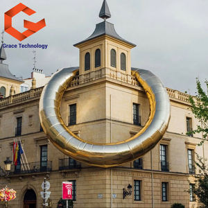 Ballons géants gonflables personnalisés, modèles circulaires gonflables, <span class=keywords><strong>sculpture</strong></span> artistique avec éclairage LED pour événements et festivals en plein air - Product Image 1