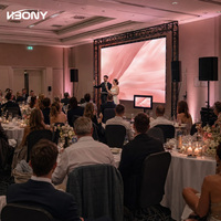 Pantalla LED para Salón de Baile P4.81, Pantalla LED de Alquiler para Interiores de 500x1000mm, 3840Hz, Video Wall para Escenarios, Bodas, Eventos