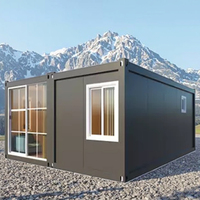 Maison conteneur préfabriquée moderne et respirante de 40 pieds, autonome, avec panneaux sandwich, prix usine, pour villas et hôtels