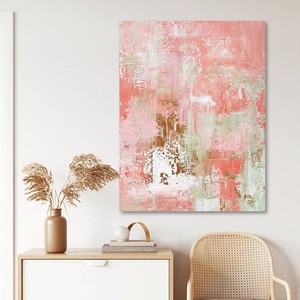 Hand Painted Oil Painting Pastel Colored Abstract Textured Wall Art For Living Room Decorative Canvas No <b>Frame</b> Impressionism - Product Image 3
