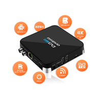 Android TV Box con Dvb S2 HD Receptor de satélite Android Smart TV Box