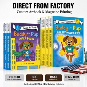 Proveedor de Impresión de Libros Educativos Personalizados de Bajo Costo para Niños con Encuadernación Perfecta, Impresión Digital y Papel de Arte - Product Image 1