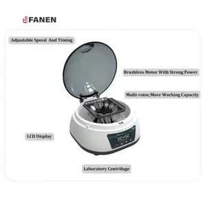 Fanen vente en gros 5000 tr/min populaire centrifugeuse à plaques pcr laboratoire Mini centrifugeuse portable