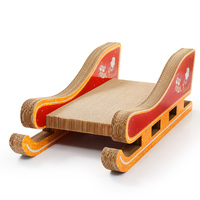 Rascadores de gato corrugado, tableta para rascar gatos de trineo, rascador de cartón