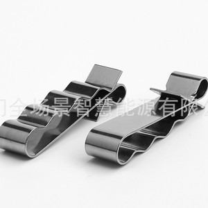 Clip de acero inoxidable plano para fijación de cables, abrazadera de cable cuadrada de 6 mm para 4 hilos - Product Image 2