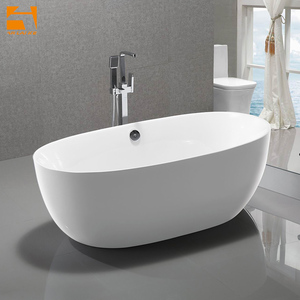 <span class=keywords><strong>Baignoire</strong></span> intérieure moderne sur pied UPC <span class=keywords><strong>baignoire</strong></span> autonome <span class=keywords><strong>en</strong></span> <span class=keywords><strong>forme</strong></span> <span class=keywords><strong>d</strong></span>'œuf haute brillance blanche pour hôtel villa KF-770BA - Product Image 1