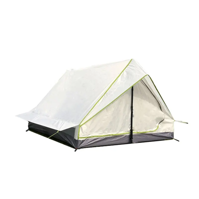 Mountaincattleホット販売2人テントロッドレス防雨キャンプ用品ハイキングバックパッキングアドベンチャー