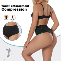 Culotte gainante invisible respirante à séchage rapide en nylon/spandex tricoté sans couture 3173 pour femme, avec logo personnalisé et support ODM