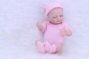 <span class=keywords><strong>Muñecas</strong></span> de bebé reborn de silicona y vinilo <span class=keywords><strong>realistas</strong></span> hechas a mano para niños, juguete para dormir de 10 pulgadas, barato - Product Image 2
