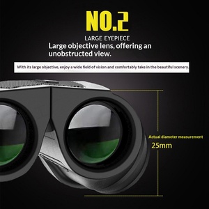 Bestseller Small <span class=keywords><strong>Paul</strong></span> 12x25 Jumelles de poche compactes à haute magnification HD pour la vision nocturne - Product Image 3