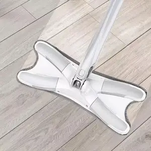 New Design Hands Free Twist Mop And Bucket With Mop Cloth Microfiber Cleaning X Type Mop