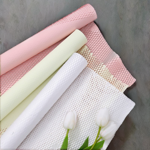 Wholesale Coated PE Recycled Materials Luxury Mesh Honeycomb Fashion Flower <b>Wrapping</b> <b>Paper</b> for Valentine's Day - Product Image 2