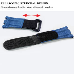 Bracelet de montre en nylon DMD de remplacement pour GA-2100/GA-2110/GA-B2100/GM-2100/GBM-2100/<span class=keywords><strong>GMA</strong></span>-<span class=keywords><strong>S2100</strong></span> - Fermoir auto-agrippant léger 140 mm - Product Image 4