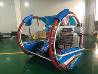 Manèges de parc d'attractions à pièces 360 degrés roulant électrique Leswing Swing Car Happy Car 3S à vendre