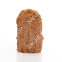 Jouet en peluche rembourré de coton PP avec fourrure d'écureuil, jouets en peluche d'écureuil personnalisables, jouet en peluche d'écureuil brodé avec OEM ODM