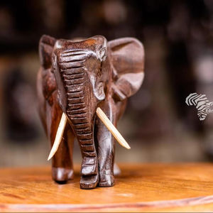 Estatua Chokwe Cihongo Hecha a Mano al por Mayor, Símbolo Ancestral Masculino, Tallada en Madera Maciza para Decoración de Hoteles Boutique - Product Image 1