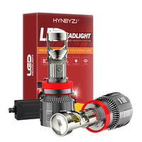 Phares LED HYNBYZJ super lumineux H4 avec projecteur, mini lentille LED H11, ampoule LED H7, faisceau Hi/Lo, 9005 Focos Luces LED pour voitures