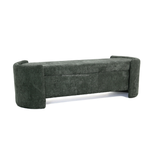 Venta al por Mayor de Otomanas Modernas Minimalistas de Tela <span class=keywords><strong>Verde</strong></span> para Almacenamiento, Ideales para Sala de Estar, Dormitorio, Hogar, Hotel o Villa - Product Image 4