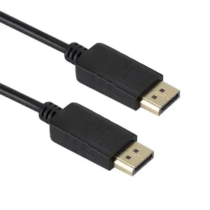 Kabel Port tampilan 1.2 4k Hdr 60hz, adaptor Port tampilan jantan ke kabel Dp ke Dp untuk Video Pc Laptop Tv