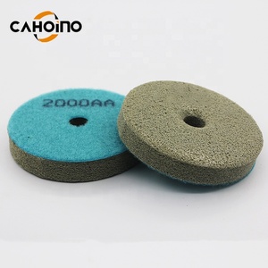 Éponges <span class=keywords><strong>abrasives</strong></span> en fibre de 4 pouces pour le polissage du marbre - Product Image 4