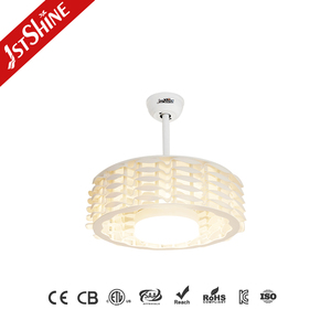 1stshine Ventilador <span class=keywords><strong>de</strong></span> Techo Inteligente 6 Velocidades Control Remoto DC Motor 22 Pulgadas Blanco Ventilador <span class=keywords><strong>de</strong></span> Techo Sin Aspas Luz - Product Image 2