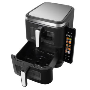 Freidora de Aire Nueva de 11L, Freidora de Aire Apilable de 5.5L+5.5L con Pantalla Táctil Plegable y Menú Grande a Color - Product Image 2