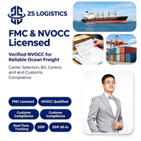 Service d'expédition de conteneurs FCL/LCL de la Chine vers les États-Unis, certifié NVOCC par FMC, avec contrôle direct B/L, logistique maritime sûre et fiable