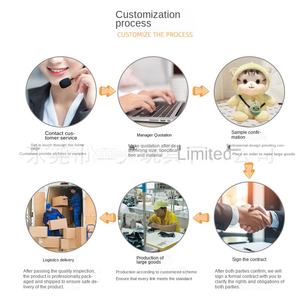 مخصص الكرتون جولة كرسي وسادة مكتب المنزل أفخم وسادة غطاء مقعد السيارة الملونة مع دمية عزر - Product Image 5