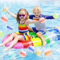 Ballons d'eau réutilisables en gros personnalisés Remplissage rapide Auto-scellant Magnétique en silicone Ballons d'eau en vrac pour les jouets de plage d'été