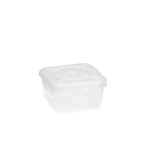 Contenedor de Almacenamiento de Alimentos Frigobella, 0.50 Litros, Cuadrado, Material PP, Organizador de Refrigerador, Contenedores para Preparación de Alimentos - Product Image 1