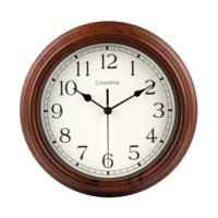 Horloges murales en bois à quartz silencieuses sans tic-tac, affichage numérique, fonctionnant sur piles, style antique, design moderne de ferme pour le salon