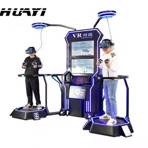 Simulador de Realidad Virtual 9D Interactivo para Dos Jugadores, Equipo de Realidad Mixta de Metal para Videojuegos y Tiro, para Parques de Aventuras - Product Image 4