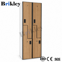 Armoire de vestiaire compacte en stratifié phénolique HPL de bonne qualité Brikley