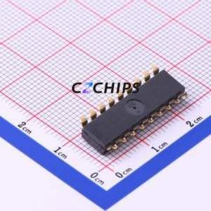 TO-09 DIP Switch SMD-18P,6.3x23.9mm Switch Flat Toggle, Raised Type 9-Bit 2.54mm Black - Product Image 2