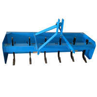 Lame de nivellement pour tracteur agricole 4FT 5FT 6FT à attelage 3 points avec dents scarifiantes pour le nivellement des terres et des routes