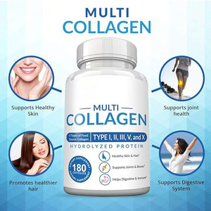 Oem/Odm Private Label Multi Collageen Capsules Voedingssupplementen Revitaliseren Huid, Haar En Nagels - Product Image 4