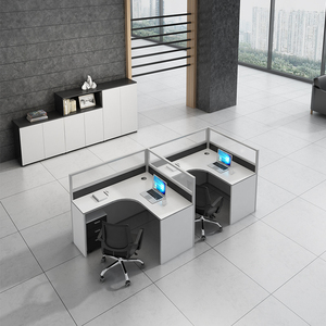 Mobiliário de escritório 2/ 3/ 4/ 6 pessoas, em forma de l, moderno, partição de bicicletas, economizador de espaço, mesa de escritório e estação de trabalho - Product Image 6