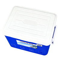 Ensemble de glacières carrées isothermes modernes orange et bleues de qualité alimentaire, capacités 5L/13L/26L/45L, pour le camping et le stockage extérieur Itoo