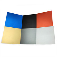 Découpe Laser Taille Personnalisée Service de Gravure Laser de Logos 86x54mm Plaques Signalétiques Vides en Alliage d'Aluminium Anodisé Sablé Cartes Métalliques