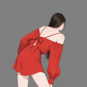 <span class=keywords><strong>Robe</strong></span> de Soirée Formelle ou Décontractée pour Femme, Col en V, Tendance Luxe, Élégante, Sexy, Mignonne, Personnalisable, pour Fêtes de Noël - Product Image 1