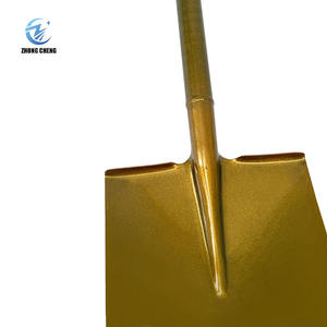 Usine personnalisée Pelle en acier au manganèse robuste avec poignée en métal couleur or - Product Image 3