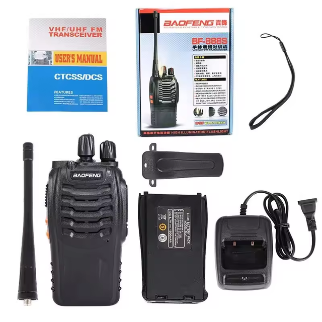 Manufacturer BF-888S Portable Long Range 2Way Amateur Radios UHF 400-480 Handheld Walkie Talkie Wireless Ham Radio 888S