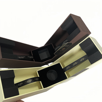 Boîte cadeau à fermeture magnétique rigide Emballage en carton à double porte ouverte sur le côté 2 pièces pour la manipulation de l'impression par stratification mate de parfum